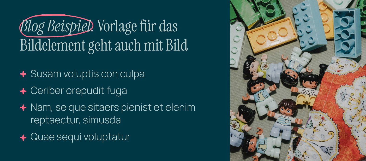 Blog-Bildelement mit Bild